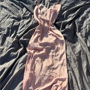 Birdy Grey Pink Satin Gown